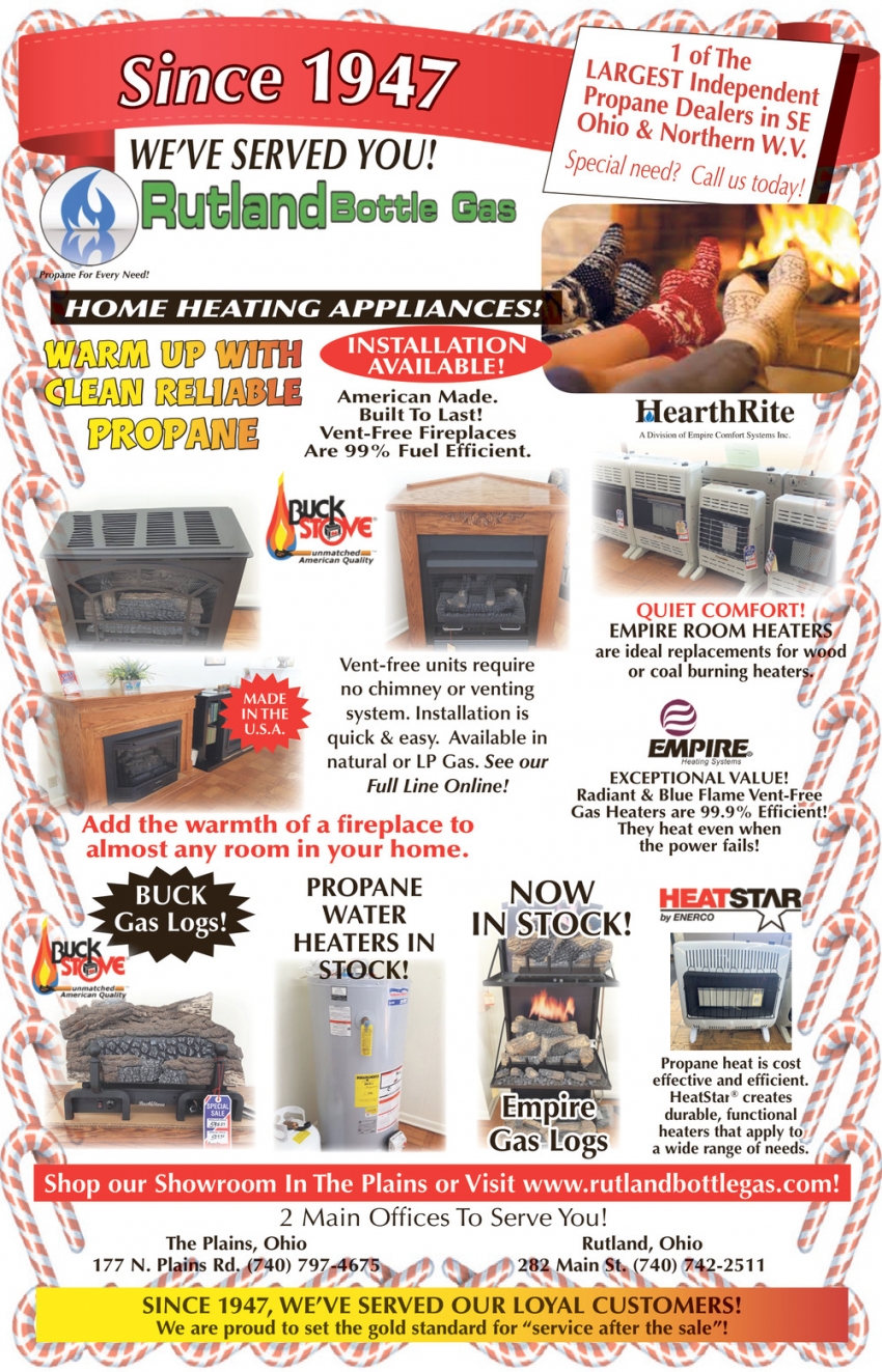 Home Heating Appliances!