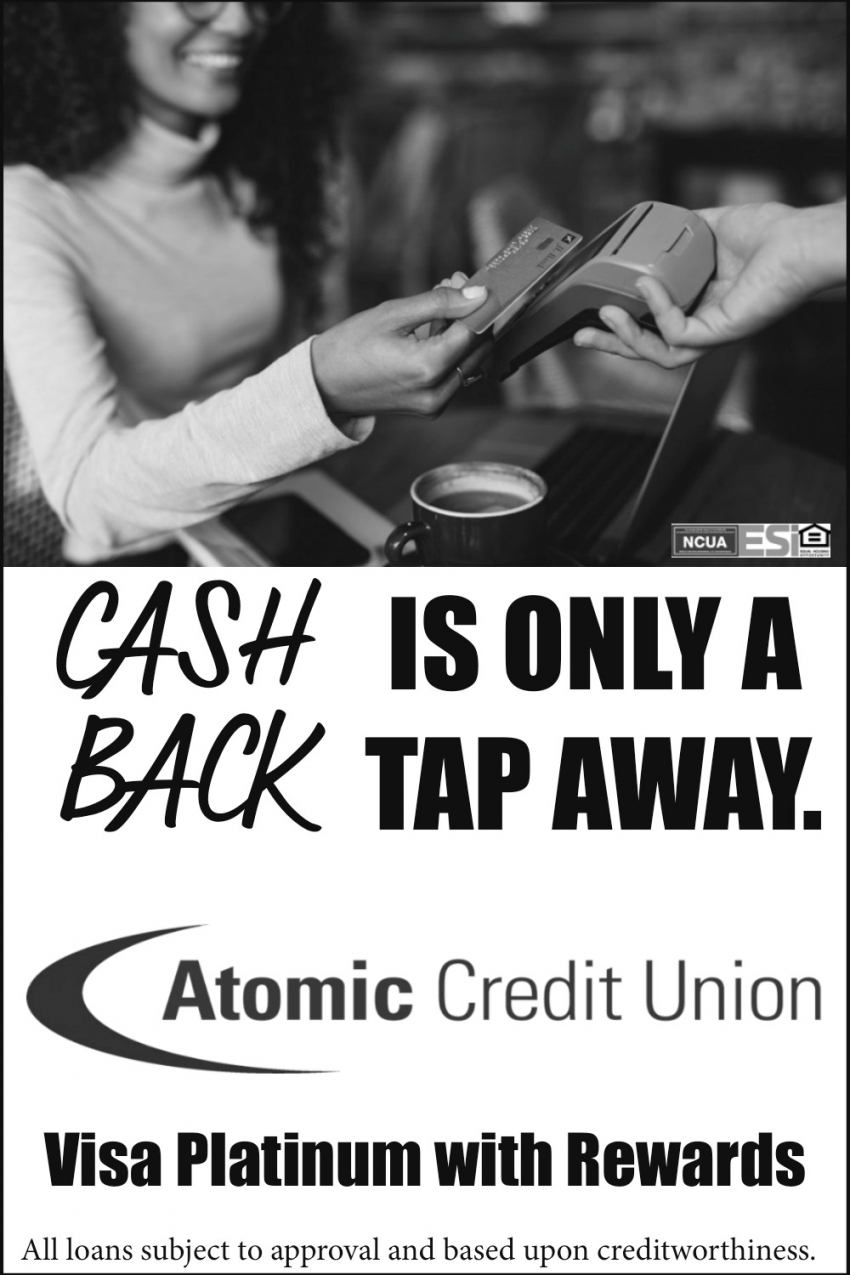 Cash Is only A Back Tap Away.