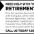Need Help With Your Retirement Plan?