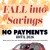 Fall Into Savings