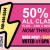 50% Off All Classic Facials