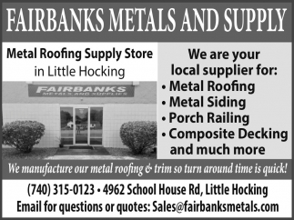 Fairbank's Metals And Supply