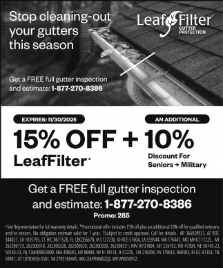 Leaf Filter Gutter Protection