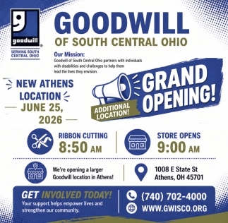 Goodwill of South Central Ohio - Athens