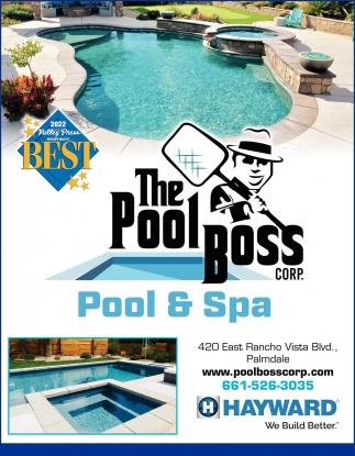 Pool & Spa, The Pool Boss Corp., Palmdale, CA