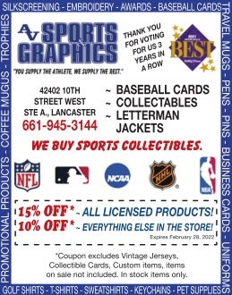 We Buy Sports Collectibles, AV Sports 