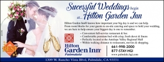Succesful Weddings Begin at Hilton Garden Inn