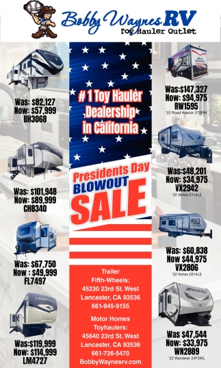 #1 Toy Hauler Dealership in California