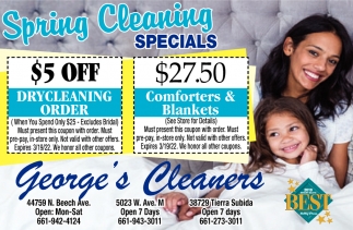 Spring Cleaning Specials