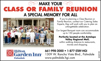 Make Your Class or Family Reunion