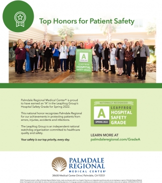Top Honors for Patient Safety