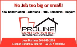 New Construction - Additions - Full Remodels - Repairs