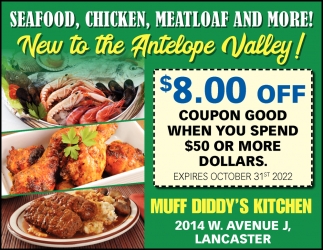 Seafood, Chicken, Meatloaf and More!