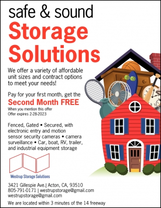 Safe & Sound Storage Solutions