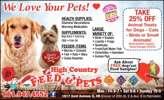 We Love Your Pets!
