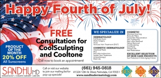 Free Consultation for CoolSculpting and Cooltone