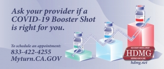 Ask Your Provider if a Covid-19 Booster Shot Is Right for You
