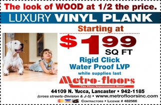 Luxury Vinyl Plank