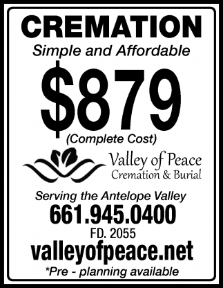 Cremation Simple and Affordable $879