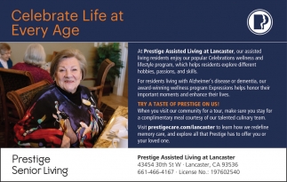 Prestige Senior Living LLC