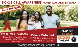 Cayenne Wellness Center - Sickle Cell Awareness Family Day and 5K Walk (Feb 22, 2025)