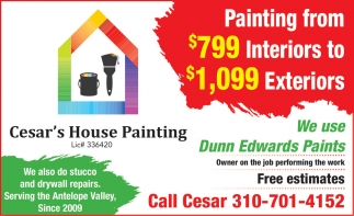 Cesar's House Painting