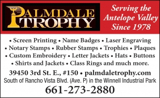 Palmdale Trophy
