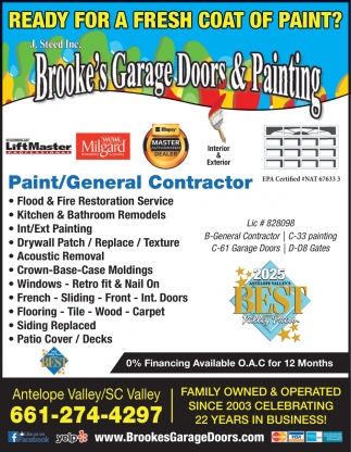 Brooke's Garage Door & Painting