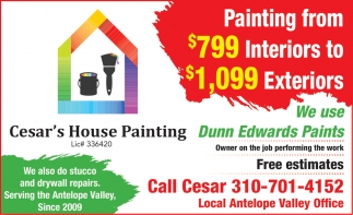 Cesar's House Painting