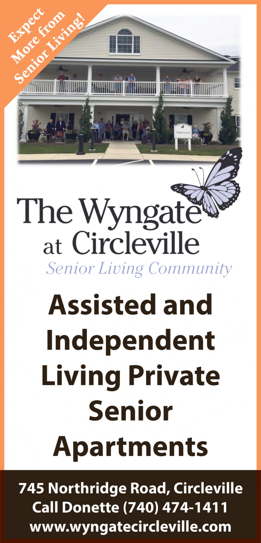 Expect More from Senior Living!, The Wyngate at Circleville