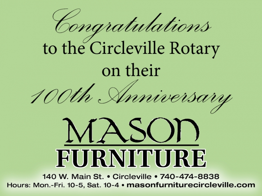 Congratulations To The Circleville Rotary