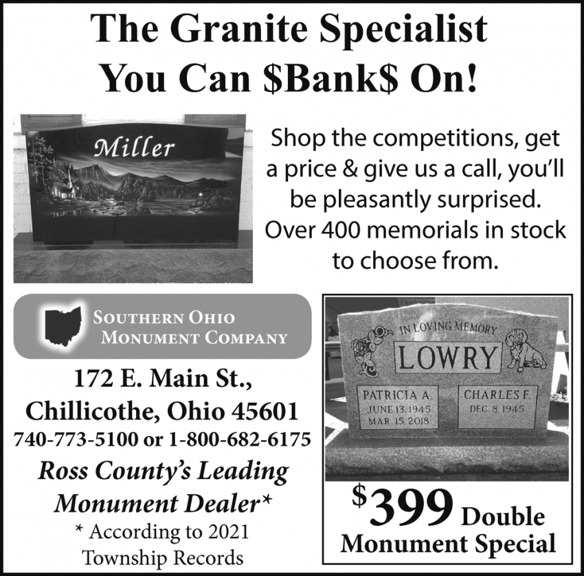 The Granite Specialist You Can Bank On!