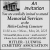 You Are Cordially Invited to Attend Memorial Services With Us