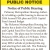 Public Notice