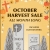 October Harvest Sale