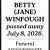 Betty (Jane) Winfough Passed Away