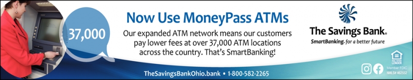 Now Use MoneyPass ATMs