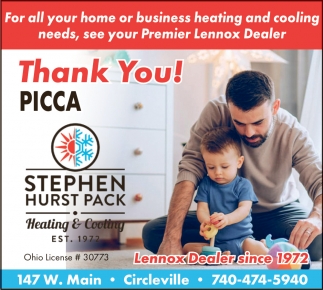 Stephen Hurst Pack Heating & Cooling, Inc.