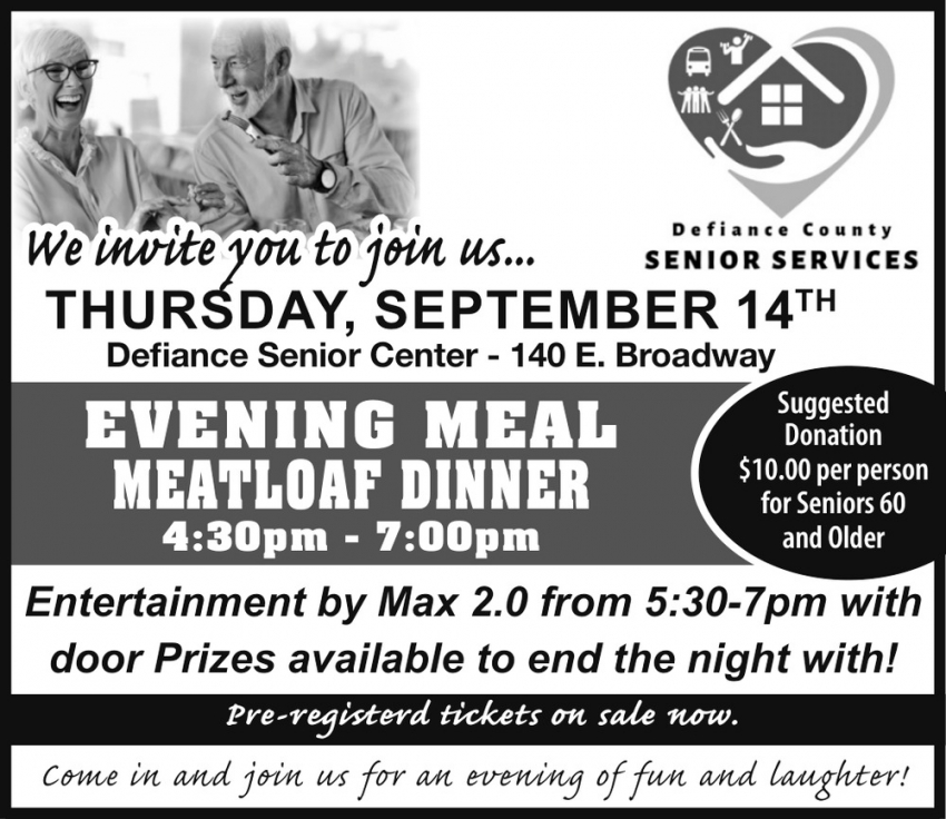 Evening Meal Meatloaf Dinner