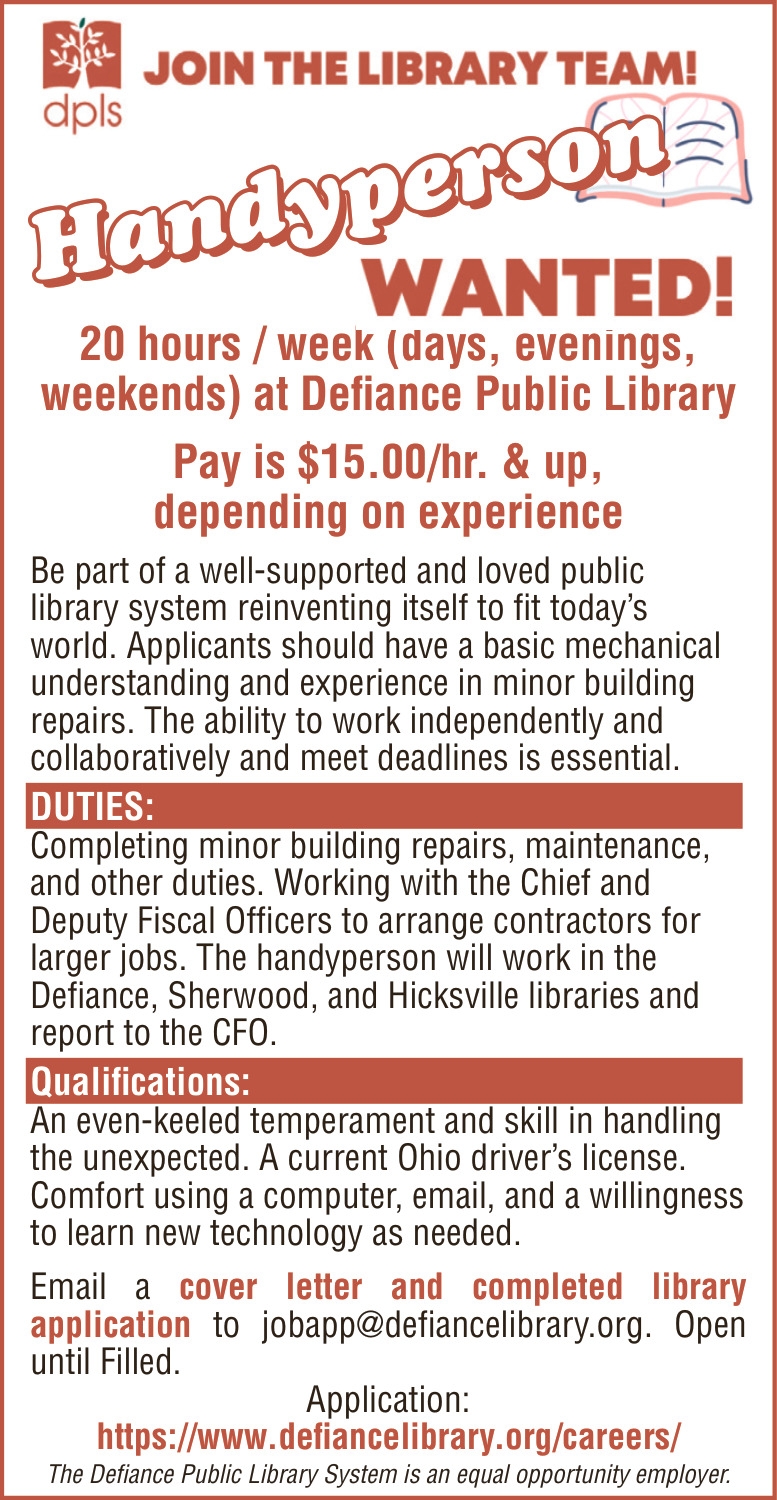 Join The Library Team!