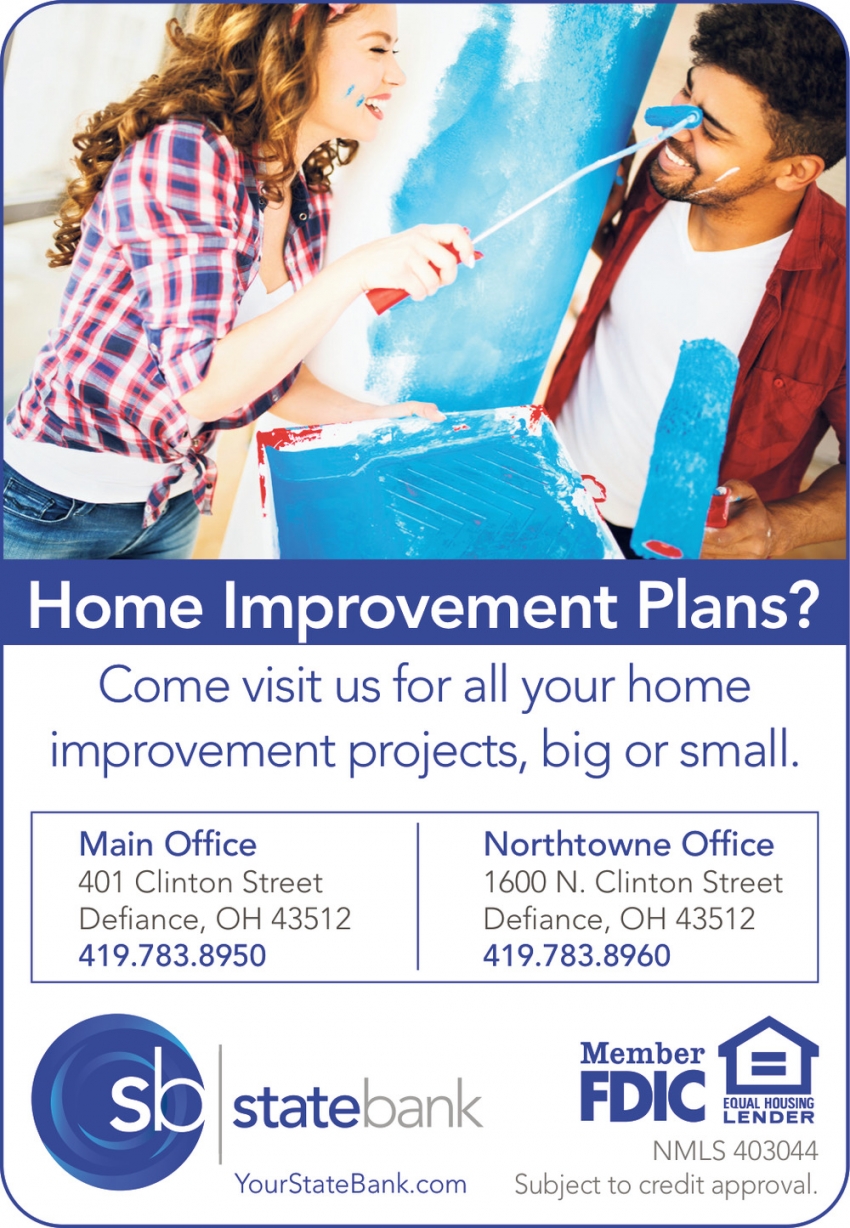 Home improvement Plans?