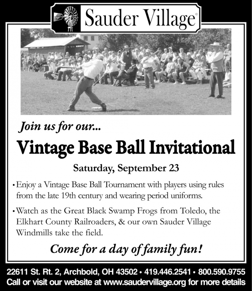 Vintage Base Ball Invitational