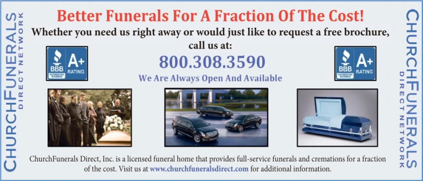 Better Funerals fora Fraction of the Cost!