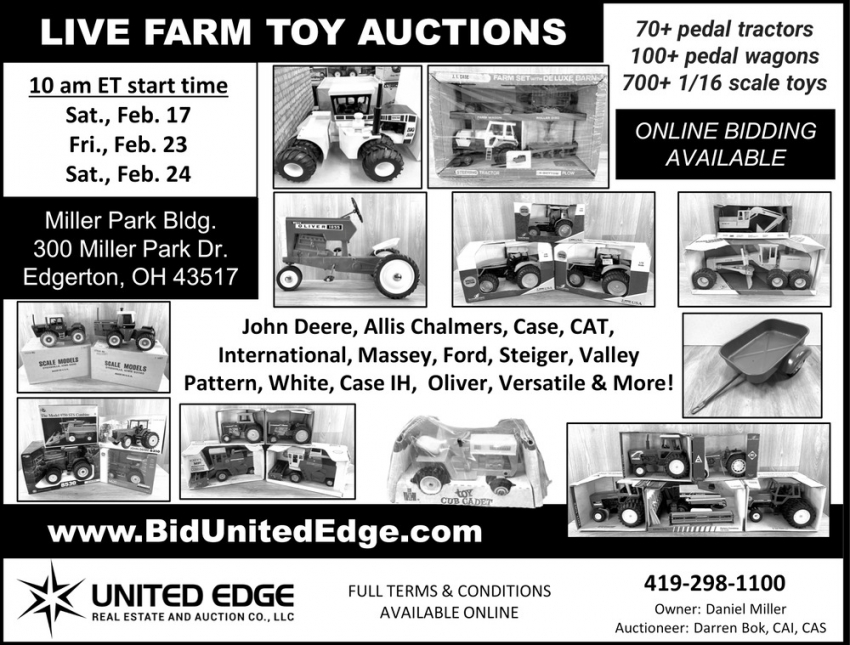Live Farm Toy Auctions