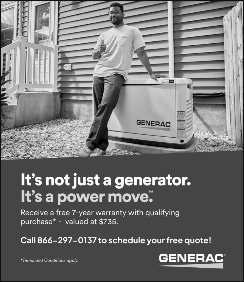It's Not Just a Generator, It's A Power Move