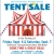 Tent Sale