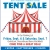 Tent Sale