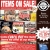 Items on Sale!