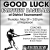 Good Luck Fairview Baseball at District Tournament