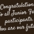 Congratulations to All Junior Participants